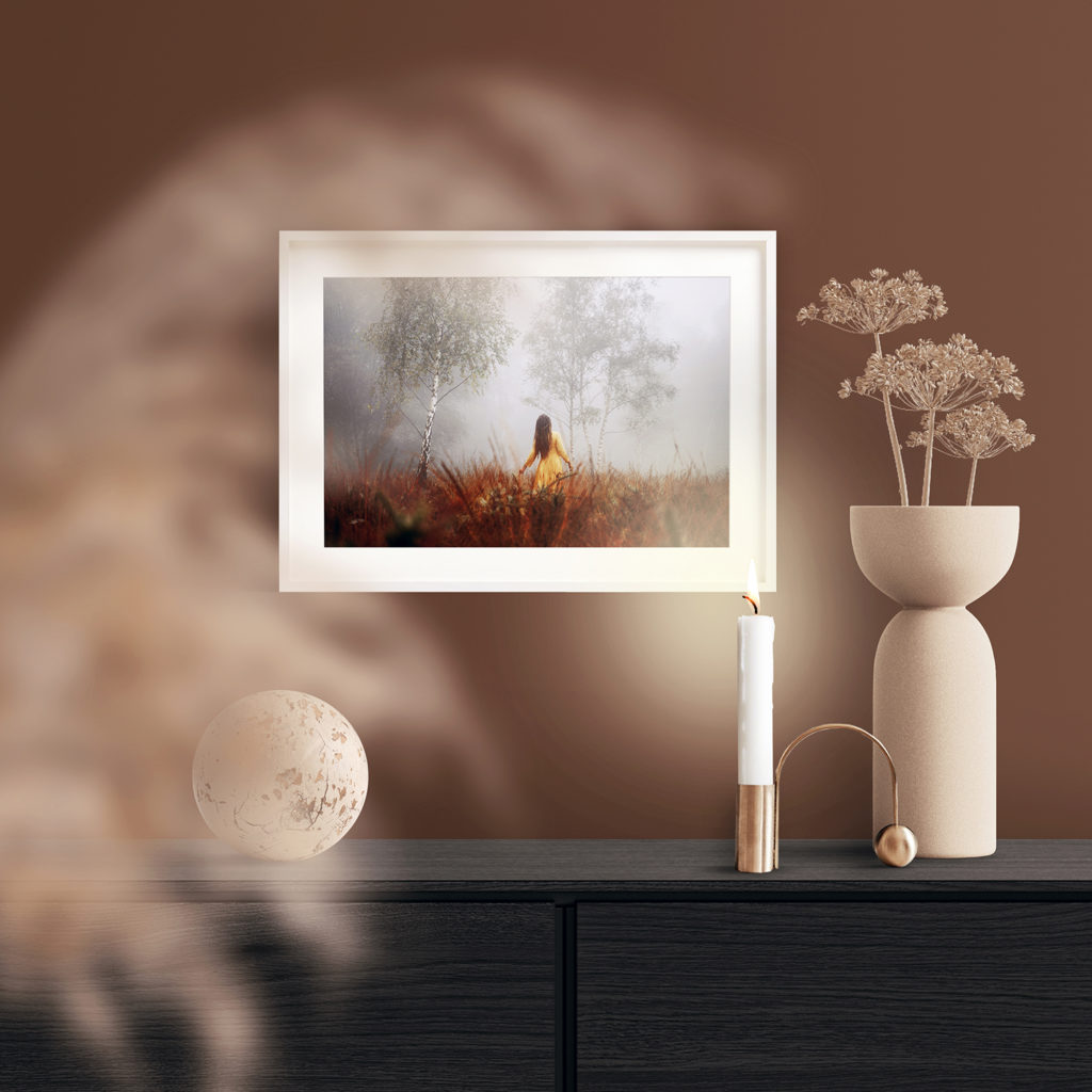 Self portrait photography by Anna Heimkreiter as a small Fine Art Print