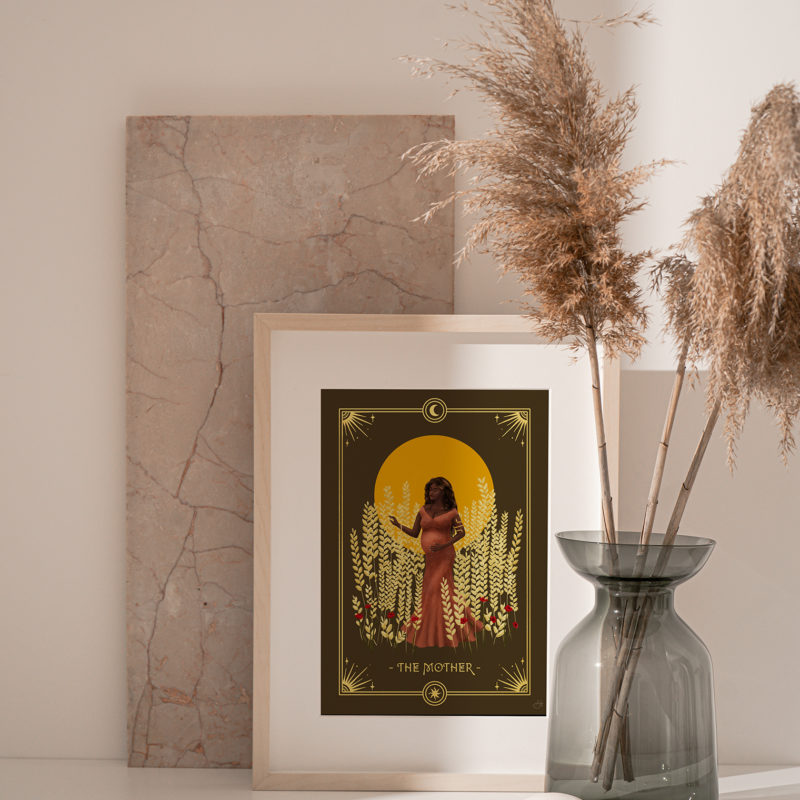 Fine Art Print of the Mother Archetypes, the most loving and caring of the 7 Feminine Archetypes.